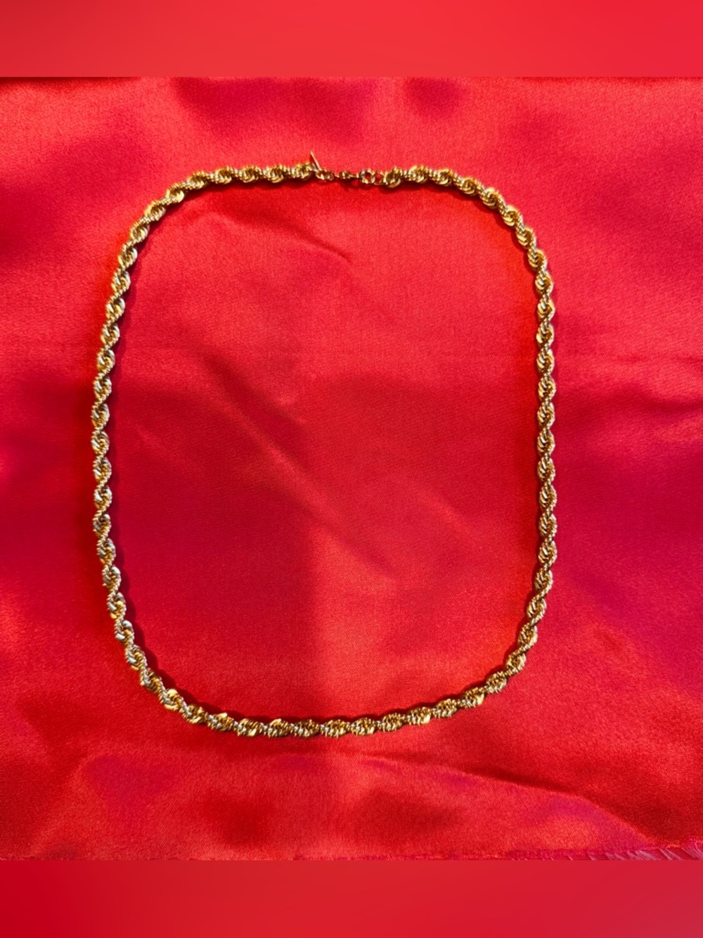 Vtg Monet: Gold-Rope Chain 20” Necklace - Jewelry